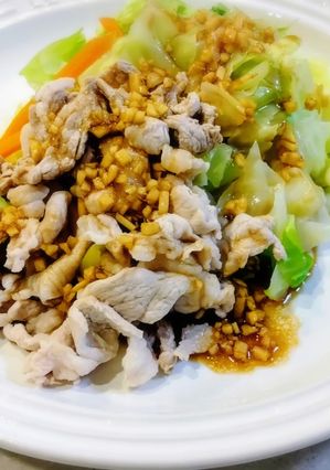簡単！豚こまと野菜のしょうが醤油-レシピのメイン写真