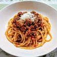 簡単ランチ!ミートソースのパスタ