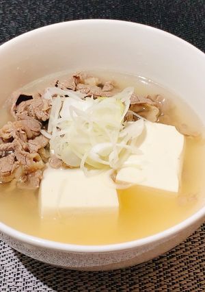 大阪名物！牛肉と豆腐の肉吸い-レシピのメイン写真