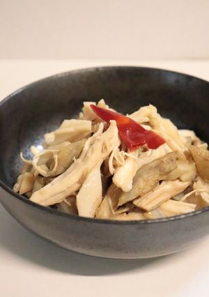 バンバン！蒸し鶏れんこん牛蒡の炒め煮-レシピのメイン写真