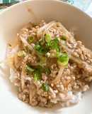 超簡単🩷もやしとひき肉のあんかけ