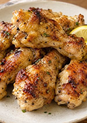 香ばしさっぱり🍋手羽元のレモンペッパー焼き-レシピのメイン写真