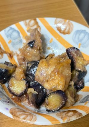 鶏肉と茄子の梅おろしポン酢🍆-レシピのメイン写真