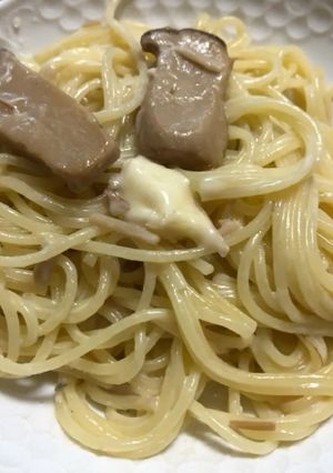きのことブルーチーズのホワイトスパゲッテ-レシピのメイン写真