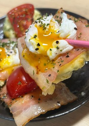 トッピングを楽しむ♡ズッキーニマヨチ焼き-レシピのメイン写真