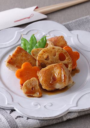 アレンジおせち！お煮しめ風チキンソテー-レシピのメイン写真