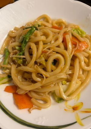 ピリ辛焼きうどん-レシピのメイン写真