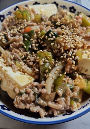 具沢山豆乳担々うどん-レシピのメイン写真