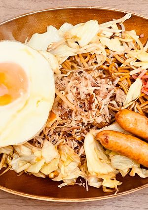 まるちゃん焼きそば☆簡単トッピング-レシピのメイン写真
