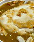 バターチキンが乗ったカレーライス