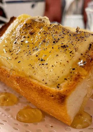 ハニーチーズトースト-レシピのメイン写真
