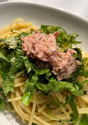 シンプル☆ツナのめんつゆバター和風パスタ-レシピのメイン写真