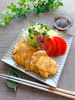 簡単・節約!鶏胸肉のピリ辛照り焼き-レシピのメイン写真