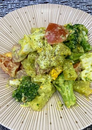 旨！ブロッコリーのバジルマヨチーズサラダ-レシピのメイン写真