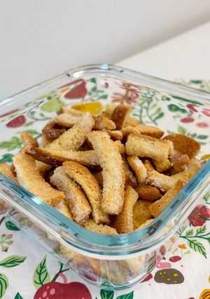 食パンの耳で作るハラダ風シュガーラスク-レシピのメイン写真