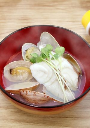【白だし】あさりと鯛のお吸い物-レシピのメイン写真