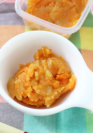 離乳食中期★にんじんとさつま芋煮-レシピのメイン写真