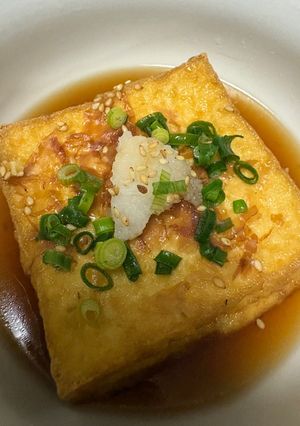 簡単揚げない揚出し豆腐ᥫᩣ-レシピのメイン写真