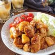 材料2つ☆鶏胸肉とじゃがいもの照り焼き。