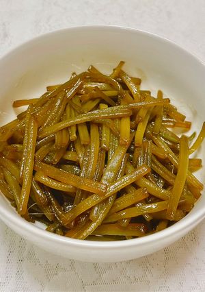 美味しい♡さつまいもの茎のきゃらぶき風-レシピのメイン写真