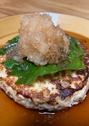 【鶏肉で豆腐ハンバーグ】水切り不用で簡単♪-レシピのメイン写真