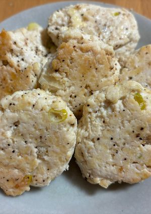 鶏胸ひき肉と豆腐のネギ塩つくね風!-レシピのメイン写真