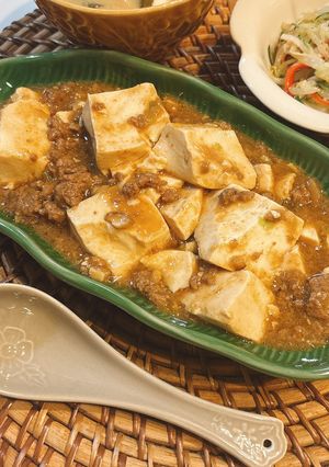 【︎ 簡単15分】ご飯進む辛くない麻婆豆腐-レシピのメイン写真