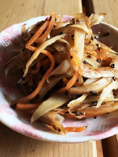 超簡単瞬間レシピ★きんぴらごぼう-レシピのメイン写真