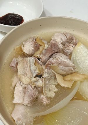鶏肉と玉ねぎの白煮-レシピのメイン写真