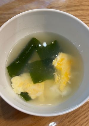 朝に食べたい簡単卵スープ-レシピのメイン写真