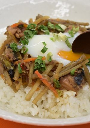 缶詰で一品♪サバきんぴらごぼう-レシピのメイン写真