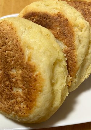 フライパンで作る、ずっしり豆腐パン-レシピのメイン写真