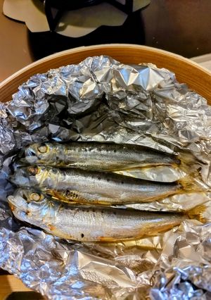 せいろでイワシ蒸し-レシピのメイン写真