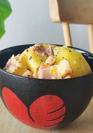 カルボナーラポテト☆あと1品☆人気お弁当-レシピのメイン写真