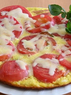 トマトのピザ風パンケーキ JAいるま野-レシピのメイン写真