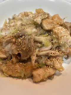 鶏むね肉と舞茸の柚子胡椒風味-レシピのメイン写真