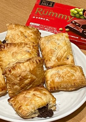ちょっぴり大人の焼きチョコパイ-レシピのメイン写真