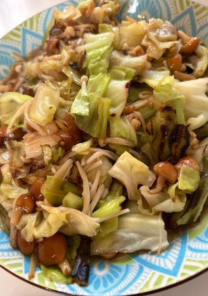 焼きなめこ炒め-レシピのメイン写真