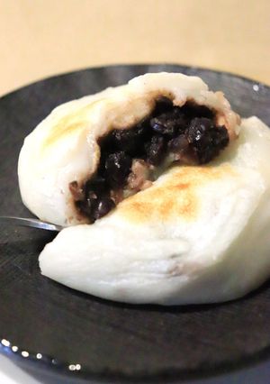 ホットサンドパン★美味★白玉粉で作る焼餅-レシピのメイン写真