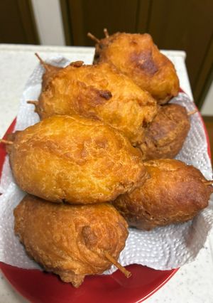 コンビニ越え！？黄金のアメリカドッグ-レシピのメイン写真