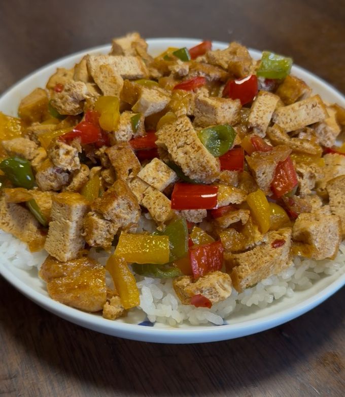 台湾風厚揚げ丼 by 三代目竹内 【クックパッド】 簡単おいしいみんなの