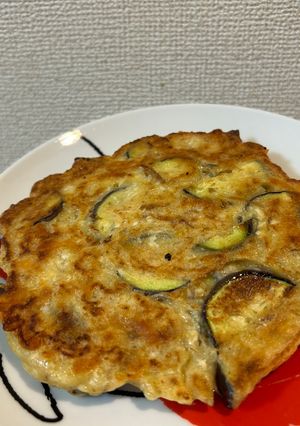 ナスと豆腐のお好み焼き-レシピのメイン写真