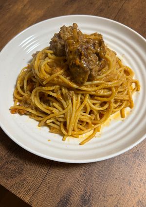パスタボロネーゼ-レシピのメイン写真