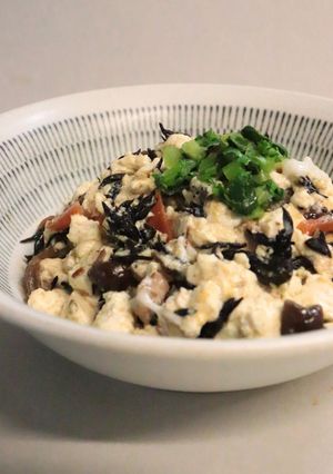 調味料はひじきの煮物★簡単★豆腐の卵とじ-レシピのメイン写真