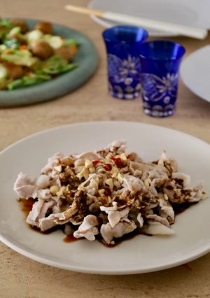 簡単♪豚しゃぶしゃぶ肉のよだれ鶏風-レシピのメイン写真