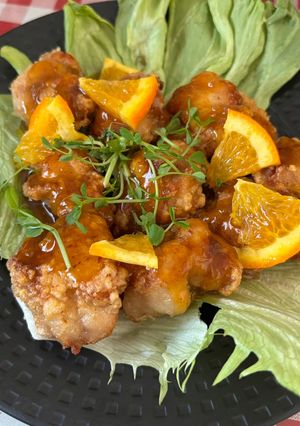 チキン唐揚げオレンジソース-レシピのメイン写真