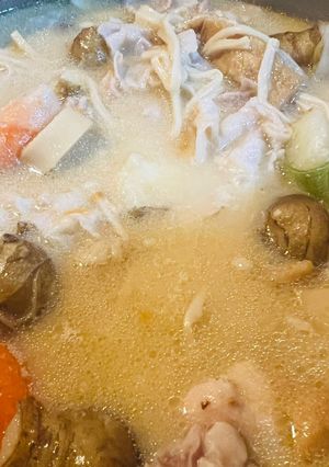菊芋沢山!具沢山の白味噌ベースのお雑煮!-レシピのメイン写真