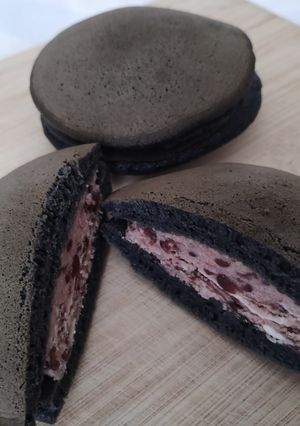 漆黒☆あんバターどら焼き-レシピのメイン写真