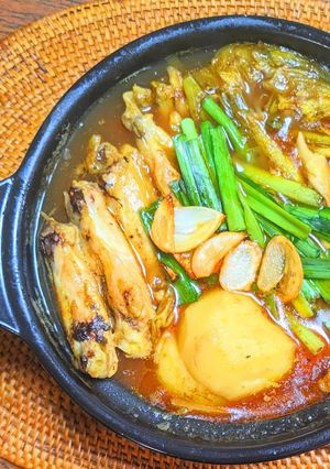 手羽中キャベツじゃがいものカレー鍋-レシピのメイン写真