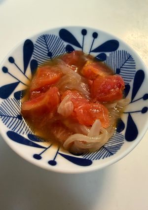 IBD食🍅トマトと玉ねぎのサラダ-レシピのメイン写真